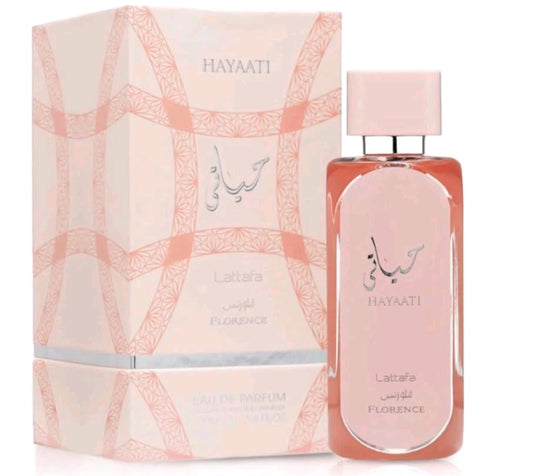 Lattafa Hayaati Florence Eau de Parfum 100ml Long Lasting  Perfume for Women